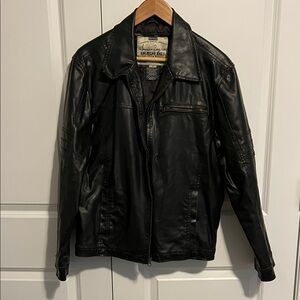 American Rag Men's Black Faux Leather Jacket
